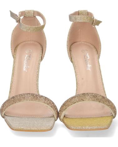 SANDALIAS DE FIESTA PUNTOSALAO TACÓN HEBILLA DORADAS VARIOS COLORES