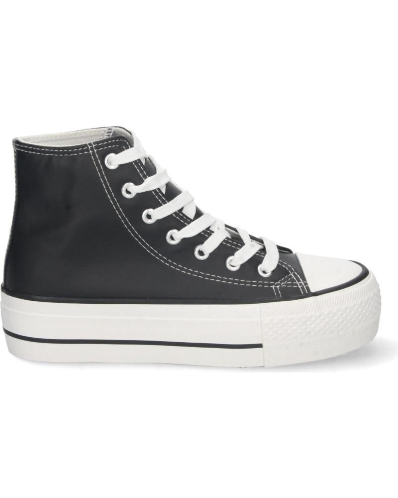 ZAPATILLAS PUNTOSALAO LONA PLATAFORMA MUJER NEGRO VARIOS COLORES