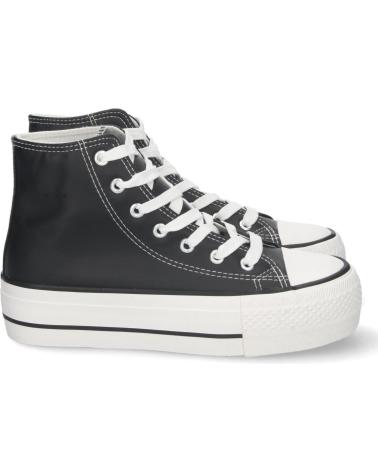 ZAPATILLAS PUNTOSALAO LONA PLATAFORMA MUJER NEGRO VARIOS COLORES