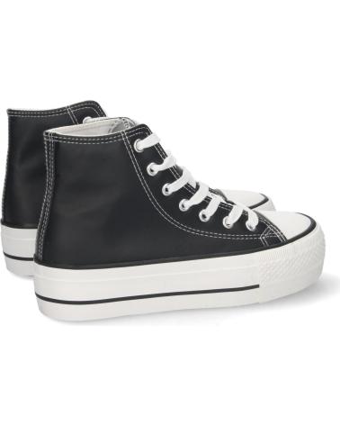 ZAPATILLAS PUNTOSALAO LONA PLATAFORMA MUJER NEGRO VARIOS COLORES