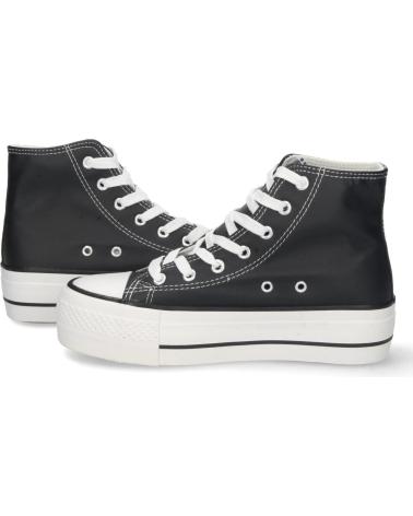 ZAPATILLAS PUNTOSALAO LONA PLATAFORMA MUJER NEGRO VARIOS COLORES