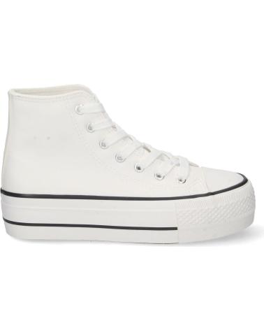 PUNTOSALAO LEINENSCHUHE DAMEN PLATEAU WEISS VARIOS COLORES