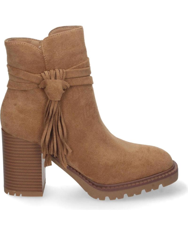 PUNTOSALAO BOTINES DE TACÓN ALTO CON FLECOS PARA MUJER VARIOS COLORES