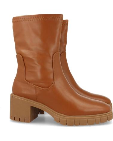 PUNTOSALAO BOTINES DE TACÓN CÓMODO CON SUELA TRACK PARA MUJER VARIOS COLORES