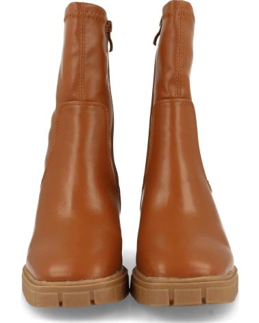 PUNTOSALAO BOTINES DE TACÓN CÓMODO CON SUELA TRACK PARA MUJER VARIOS COLORES