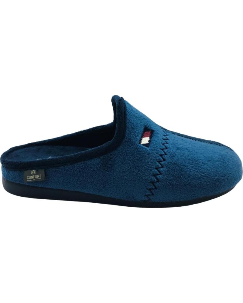 CMCONFORT ZAPATILLA CASA HOMBRE DESTALONADA 10366 AZUL