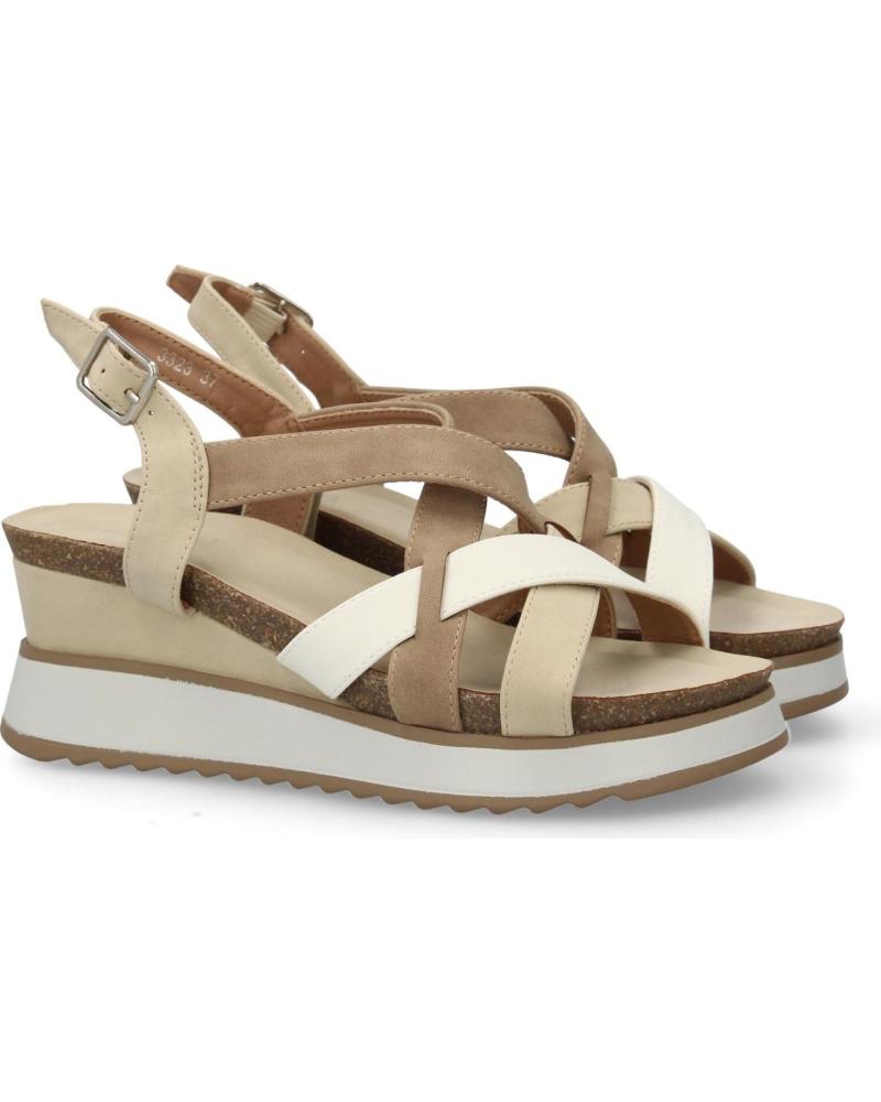 PUNTOSALAO SANDALIAS DE CUNA PARA MUJER TIRAS ENTRELAZADAS COLOR COLOR VARIOS COLORES