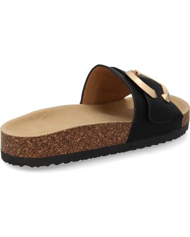 PUNTOSALAO SANDALIAS PLANAS COMODAS BIO EN PALA PARA MUJER COLOR NEGRO VARIOS COLORES