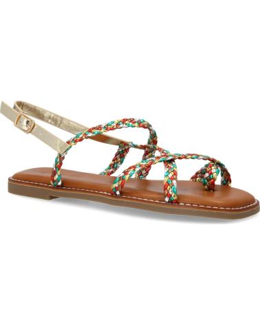 PUNTOSALAO SANDALIAS PLANAS COMODAS TRENZADAS PARA MUJER MULTICOLOR 1U4 VARIOS COLORES