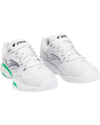 BASKETS JOMA MASTER 1000 CLAY HOMME BLANCHES ET VERTES BLANCO