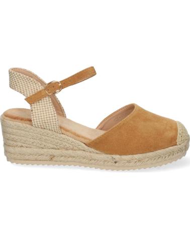 PUNTOSALAO ALPARGATAS DE CUNA BAJA PARA MUJER COLOR CAMEL 1CF-1580 VARIOS COLORES