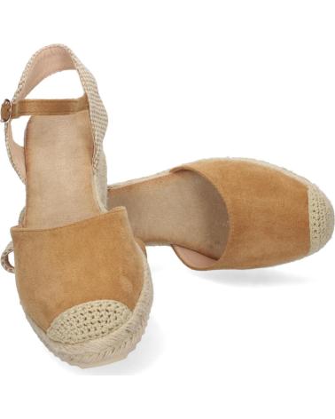 PUNTOSALAO ALPARGATAS DE CUNA BAJA PARA MUJER COLOR CAMEL 1CF-1580 VARIOS COLORES