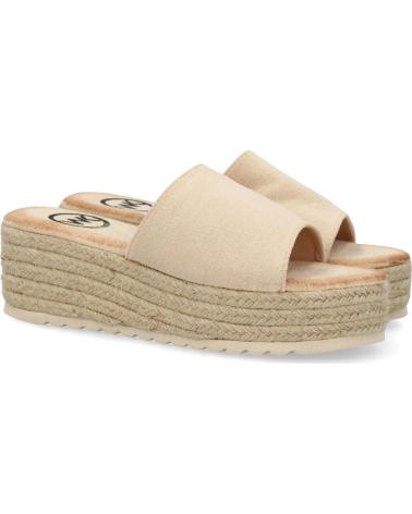 SANDALI CON ZEPPA PUNTOSALAO KK-910 CON PLATEAU IN JUTA VARIOS COLORES