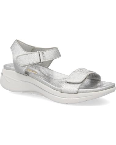 PUNTOSALAO SANDALIAS PLATEADAS PLANAS DE MUJER COMODAS HLS-0691 VARIOS COLORES