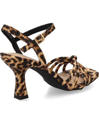PUNTOSALAO SANDALIAS DE TACON PARA MUJER ELEGANTE ESTAMPADO LEOPARDO HF VARIOS COLORES