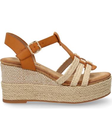 PUNTOSALAO SANDALIAS DE CUNA PARA MUJER EN YUTE CON PLATAFORMA CAMEL F2 VARIOS COLORES