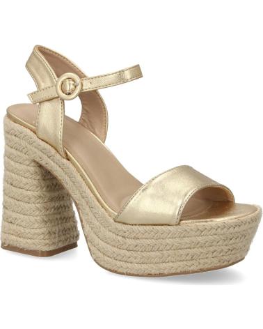 PUNTOSALAO SANDALIAS DORADAS DE TACON Y PLATAFORMA PARA MUJER CF-5079 VARIOS COLORES