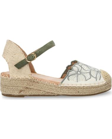 PUNTOSALAO SANDALIAS DE CUNA BAJAS EN YUTE PARA MUJER COLOR VERDE 9996 VARIOS COLORES