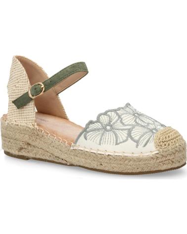 PUNTOSALAO SANDALIAS DE CUNA BAJAS EN YUTE PARA MUJER COLOR VERDE 9996 VARIOS COLORES