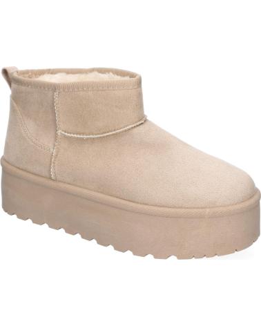 PUNTOSALAO BOTAS AUSTRALIANAS DE PLATAFORMA Y PELO PARA MUJER COLOR BEI VARIOS COLORES