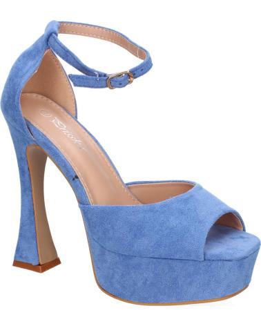 PUNTOSALAO SANDALIAS DE FIESTA TACON Y PLATAFORMA PARA MUJER COLOR AZUL VARIOS COLORES