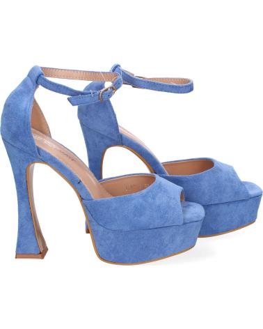 PUNTOSALAO SANDALIAS DE FIESTA TACON Y PLATAFORMA PARA MUJER COLOR AZUL VARIOS COLORES