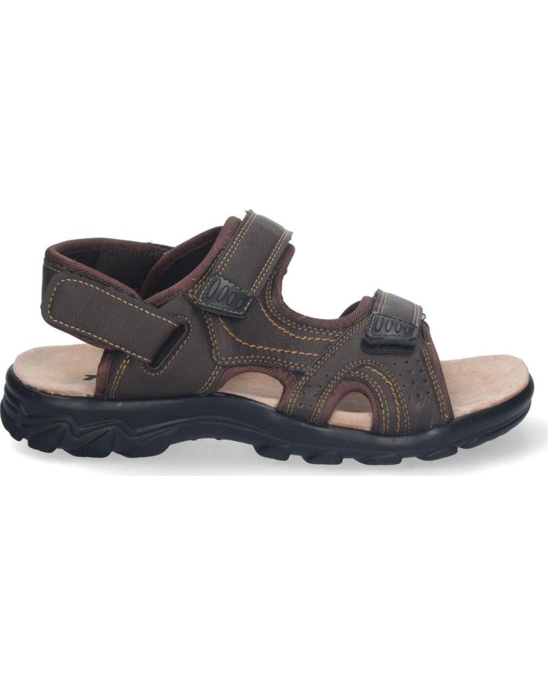 PUNTOSALAO SANDALIAS PLANAS PARA HOMBRE COMODA ABIERTAS COLOR MARRON TZ VARIOS COLORES
