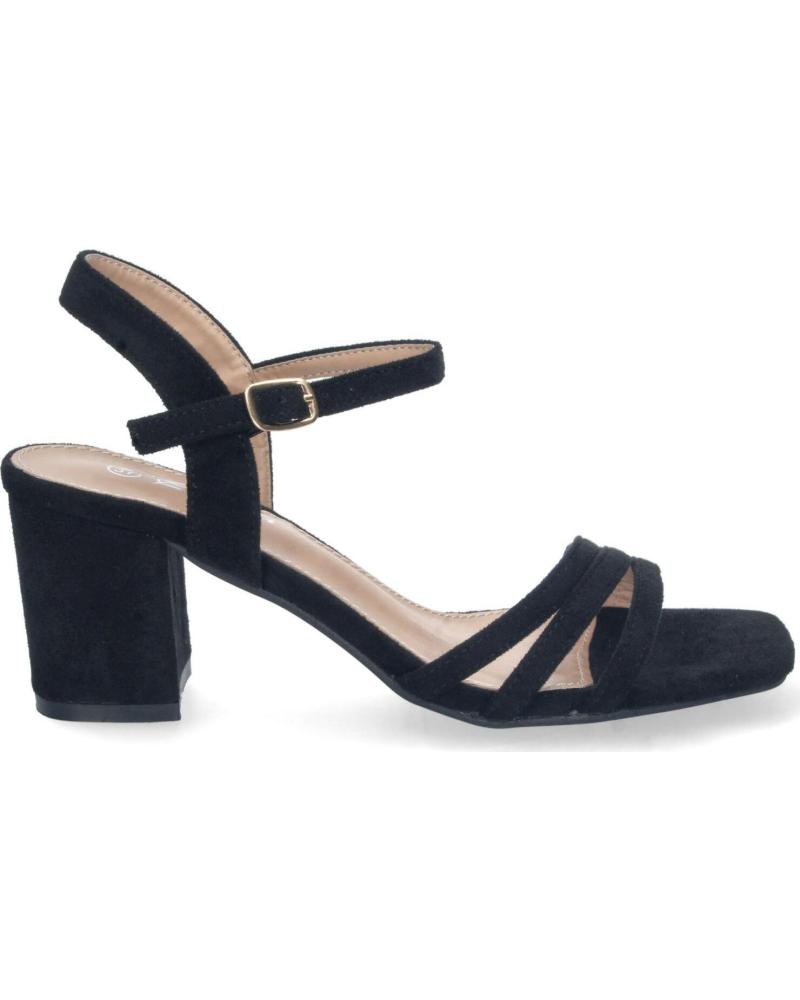 PUNTOSALAO SANDALIAS DE TACON BAJO PALA DE TIRAS MUJER COLOR NEGRO VARIOS COLORES