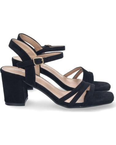 PUNTOSALAO SANDALIAS DE TACON BAJO PALA DE TIRAS MUJER COLOR NEGRO VARIOS COLORES