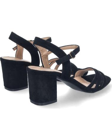 PUNTOSALAO SANDALIAS DE TACON BAJO PALA DE TIRAS MUJER COLOR NEGRO VARIOS COLORES