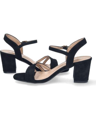 PUNTOSALAO SANDALIAS DE TACON BAJO PALA DE TIRAS MUJER COLOR NEGRO VARIOS COLORES