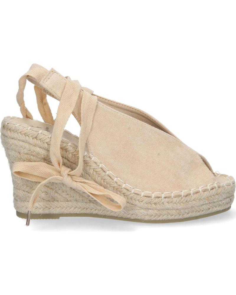 PUNTOSALAO SANDALIAS DE CUNA EN YUTE MUJER CON PALA ABIERTA CORDONES BE VARIOS COLORES