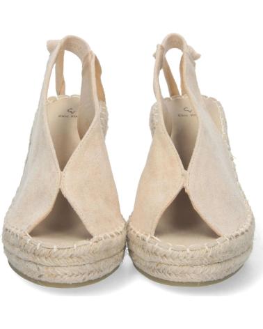 PUNTOSALAO SANDALIAS DE CUNA EN YUTE MUJER CON PALA ABIERTA CORDONES BE VARIOS COLORES