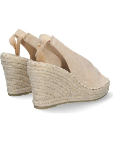 PUNTOSALAO SANDALIAS DE CUNA EN YUTE MUJER CON PALA ABIERTA CORDONES BE VARIOS COLORES