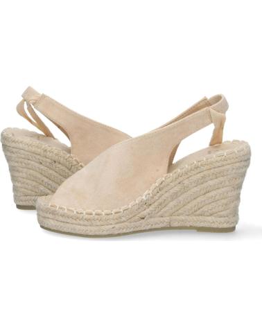 PUNTOSALAO SANDALIAS DE CUNA EN YUTE MUJER CON PALA ABIERTA CORDONES BE VARIOS COLORES