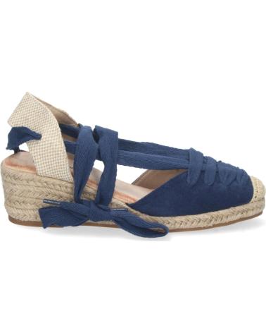 ALPARGATAS DE CUÑA BAJA PUNTOSALAO CON YUTE PARA MUJER VARIOS COLORES