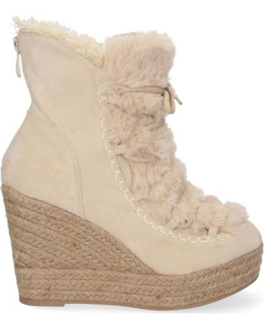 PUNTOSALAO BOTÍN DE CUÑA YUTE Y PELO ESTILO AUSTRALIANAS VARIOS COLORES