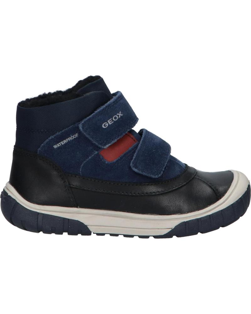 GEOX B462DC 022FU B OMAR BOY WPF C4429 BLACK-NAVY