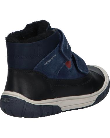 GEOX B462DC 022FU B OMAR BOY WPF C4429 BLACK-NAVY