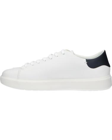 GEOX U VELLETRI ZAPATILLAS CASUAL HOMBRE PIEL BLANCA U45EAA C1000 WHITE