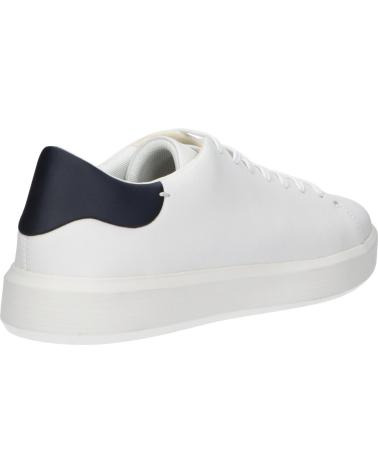 GEOX U VELLETRI ZAPATILLAS CASUAL HOMBRE PIEL BLANCA U45EAA C1000 WHITE