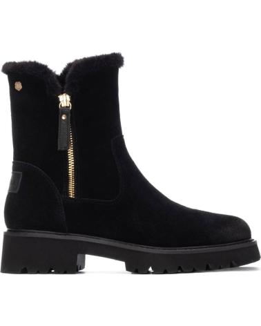 BOTAS CARMELA 162718 MUJER CON CREMALLERA NEGRO NEGRO