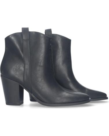 PUNTOSALAO BOTINES TACÓN MUJER M3710 PUNTA FINA CAMPERO VARIOS COLORES