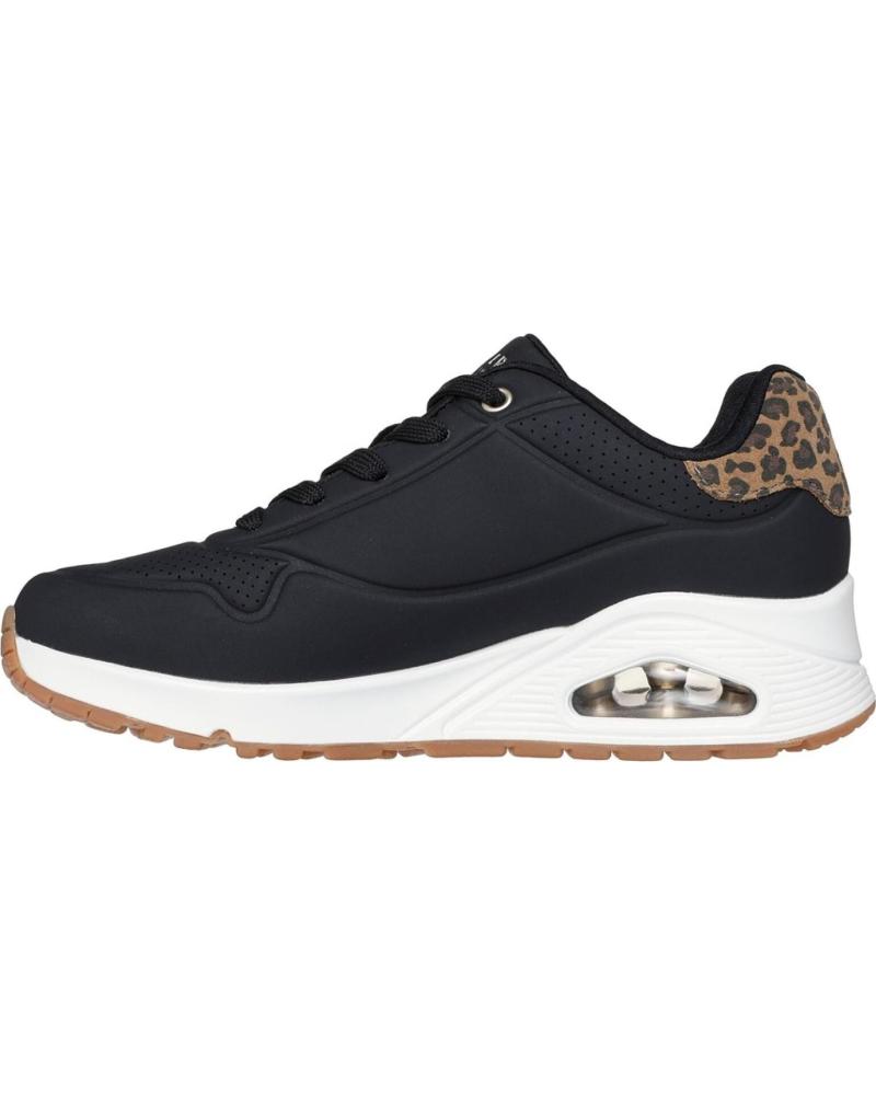 SKECHERS ZAPATOS ZAPATOS MUJER ZAPATILLAS BAJAS MODELO UNO JUNGLE COL NEGRO