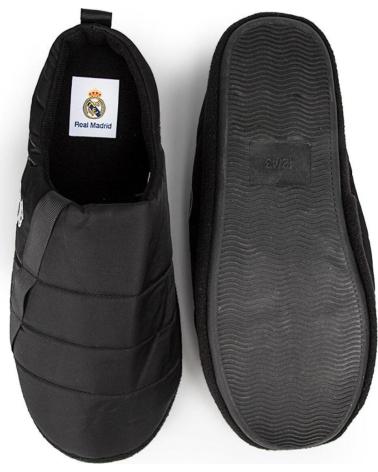 Pantofole De Hombre MARPEN ZAPATILLAS CASA REAL MADRID CF OFICIALES TEMPORADA 24-25 ACO  NEGRO