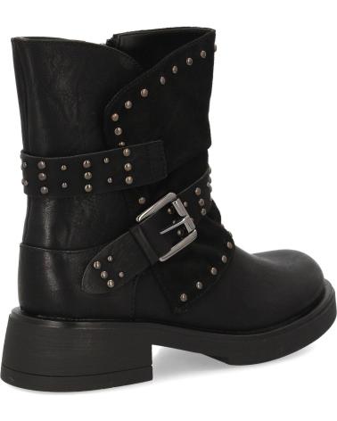 PUNTOSALAO BOTAS BIKER MUJER TACHUELAS ESTILO MOTERO TACÓN BAJO VARIOS COLORES