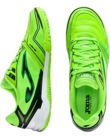 JOMA DRIBLING 2611: FLUOR GREEN INDOOR FUTSAL SHOES VERDE