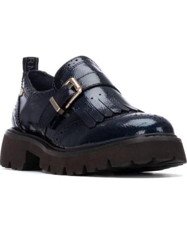 BOTAS CARMELA 162594 CON HEBILLA Y FLECOS NAVY