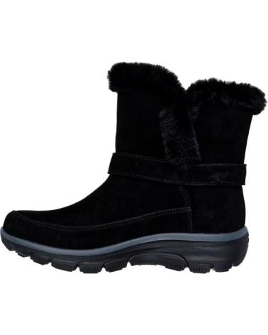 SKECHERS EASY GOING DREAMERS LUXE VIS BOTAS FEMININAS PRETAS NEGRO