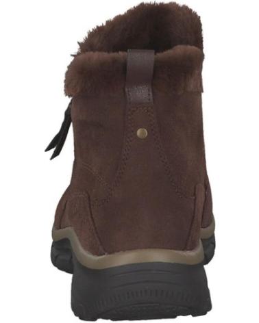 SKECHERS EASY GOING HIGH ZIP 2 BOTINS FEMININOS CASTANHOS MARRóN